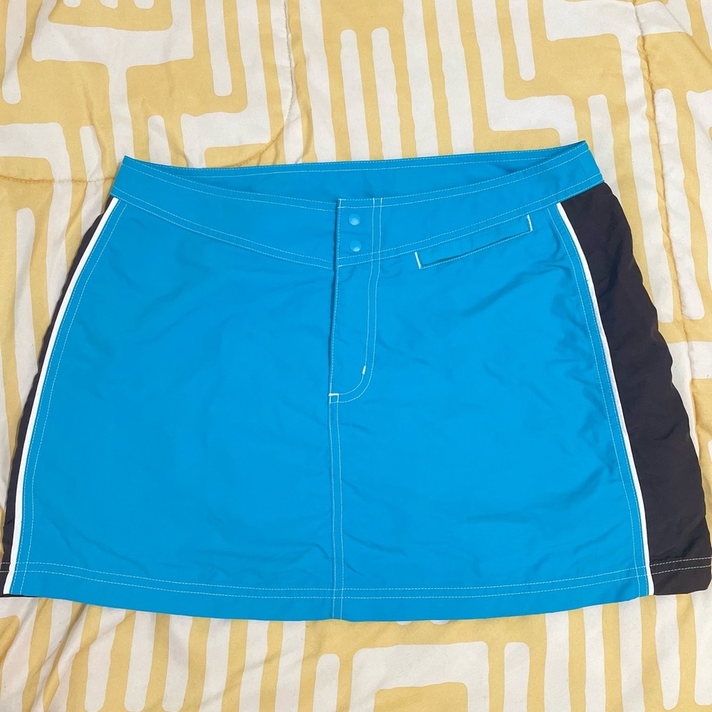 L.L. Bean Vibrant Blue  mini Skirt like new